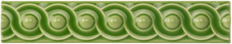 GPV9923 Керамический бордюр Scroll Pavilion Green 2,9х15,2см Original Style