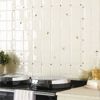 Керамическая плитка Winchester Classic Decoratives Copper Butterfly On Off White 10,5х10,5 см