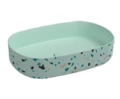 Раковина накладная ISVEA Terrazzo 10NF65055SV-2T-TRZ цветная матовая 550х360
