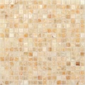 Мозаика из оникса Onice beige POL сетка 30,5х30,5см