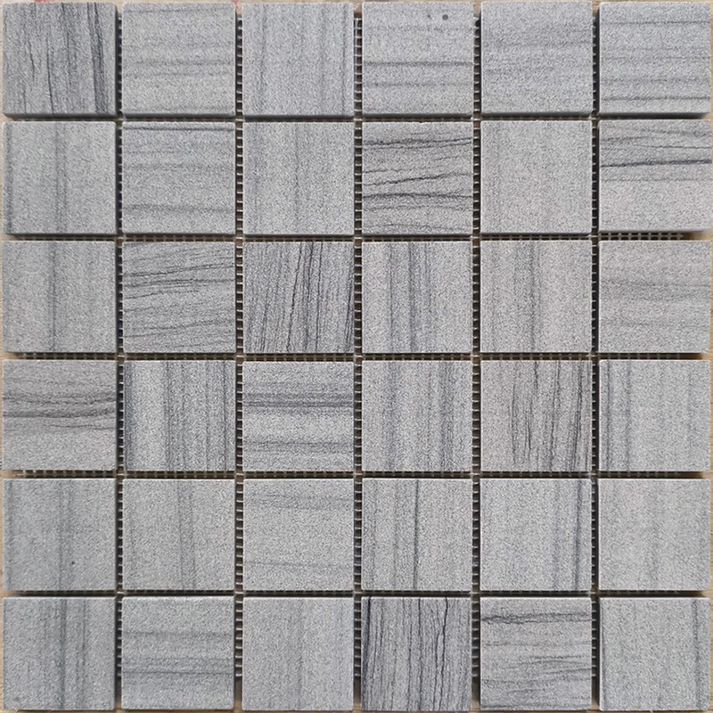 Мозаика из мрамора Marmara Grey POL сетка 30,5x30,5см