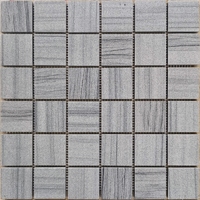 Мозаика из мрамора Marmara Grey POL сетка 30,5x30,5см