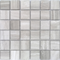 Мозаика из мрамора Travertino Silver POL 48 сетка 30,5x30,5см