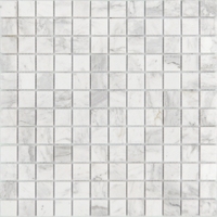 Мозаика из мрамора Dolomiti bianco POL сетка 29,8x29,8см