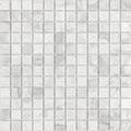 Мозаика из мрамора Dolomiti bianco POL сетка 29,8x29,8см