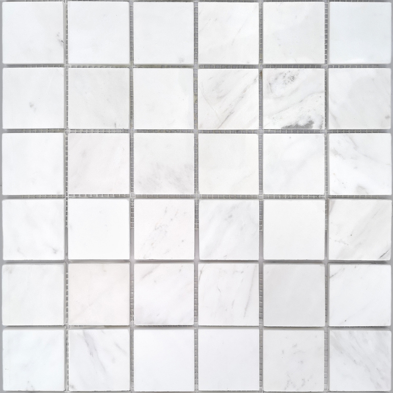 Мозаика из мрамора Dolomiti bianco POL сетка 30,5x30,5см