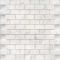Мозаика из мрамора Dolomiti bianco POL 2348 сетка 29,8x29,8см