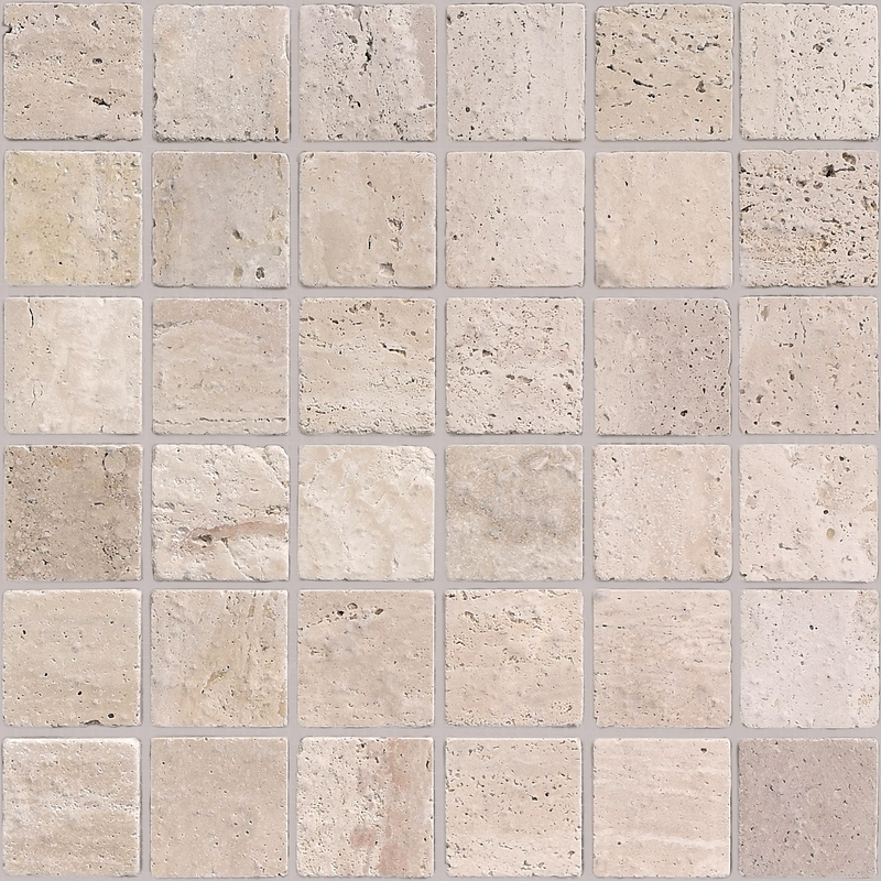 Копия Мозаика из травертина Travertino Beige MAT сетка 30,5x30,5см