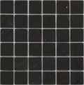 Мозаика из мрамора Nero Oriente POL сетка 30,5x30,5см