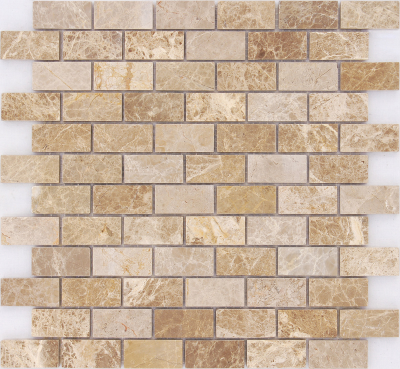 Мозаика из мрамора Emperador Light POL 2348 сетка 29,8x29,8см