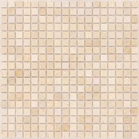 Мозаика из мрамора Botticino POL 15 сетка 30,5x30,5см