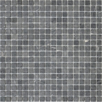 Мозаика из мрамора Nero Oriente MAT 15 сетка 30,5x30,5см