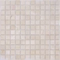 Мозаика из мрамора Crema Marfil POL 23 сетка 29,8x29,8см