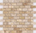 Мозаика из мрамора Emperador Light MAT 2348 сетка 29,8x29,8см