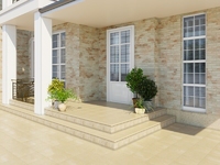 Ступень фронтальная Exagres PELDANO STONE OCRE 33х33см