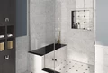 23096 Керамическая плитка плинтус EQUIPE CARRARA Skirting Carrara Matt 15x15см