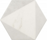 23102 Керамогранит EQUIPE CARRARA Carrara Hexagon Peak 17,5x20см