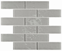Стеклянная мозаика Bonaparte RUMBA GREY 30х30см