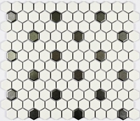 Керамогранитная мозаика Bonaparte BABYLON SILVER matt 26х30см