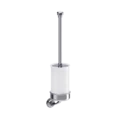 Ершик подвесной с керамической колбой Burlington Guild GU025C хром, белая керамика