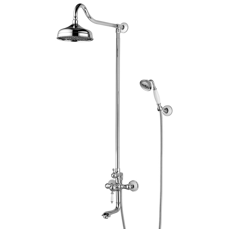 Душевой гарнитур Lemark Villa LM4862C, встраиваемый, хром