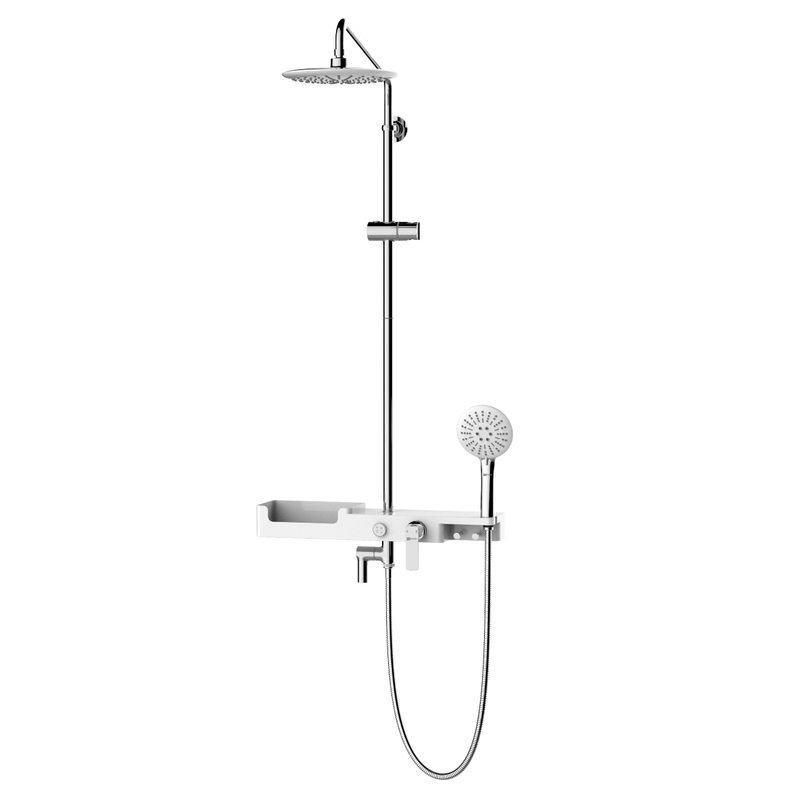 Душевой гарнитур Lemark Tropic LM7007С, регулируемый, встраиваемый, хром