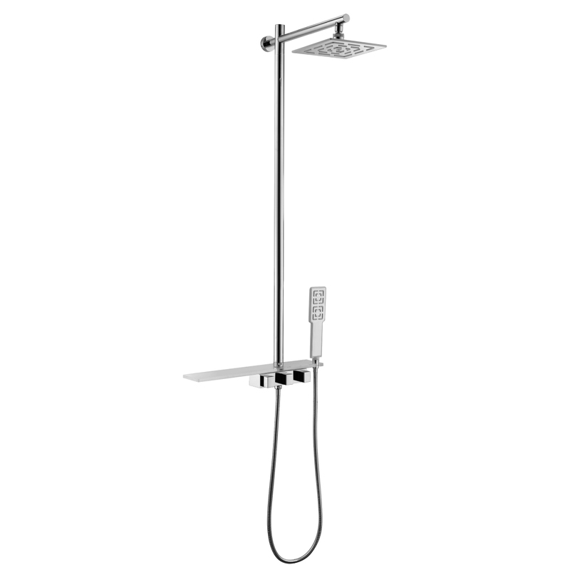 Душевой гарнитур Lemark Tropic LM7001C, встраиваемый, хром