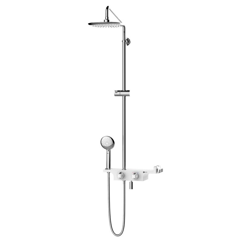 Душевой гарнитур термостатический Lemark Tropic LM7008С, встраиваемый, хром