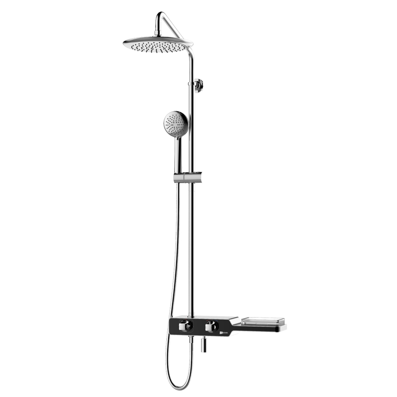 Душевой гарнитур термостатический Lemark Tropic LM7009С, встраиваемый, хром