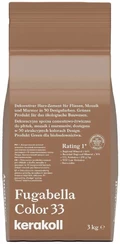 Полимерцементная затирка Kerakoll Fugabella Color цвет 33 коричневый (пакет 3кг)