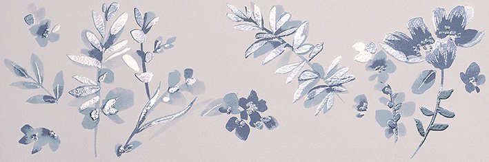 Керамическая плитка FAP Ceramiche Deco&More Flower Blue 30,5х91,5см