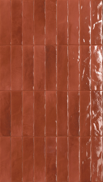 Керамическая плитка FAP Ceramiche GLIM Rosso Cuore 6х24см